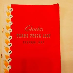 Clarks Trade Price List 1947 (VERY RARE!!!)